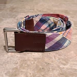 Brooks Brothers Plaid Belt
